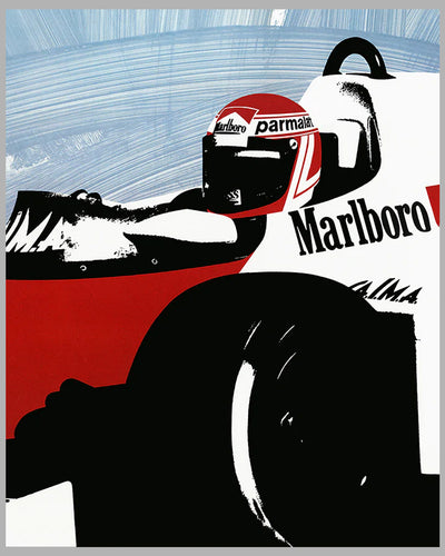 1985 Monaco GP Original Poster 2