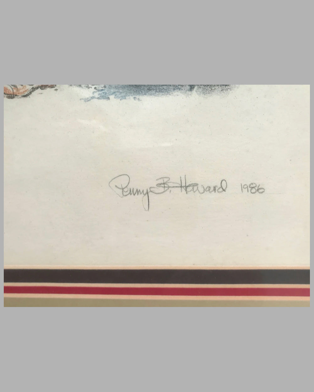 Indianapolis 1932 pastel and charcoal on artboard by Penny Havard, 1986 3