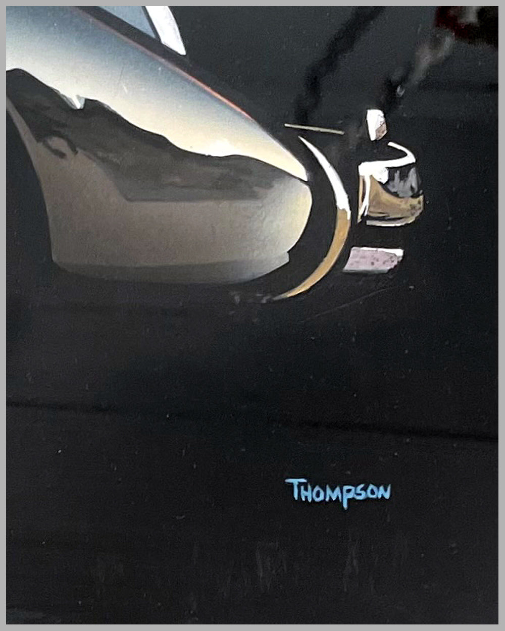 1936 Auburn 852 Speedster gouache by Thierry Thompson 2