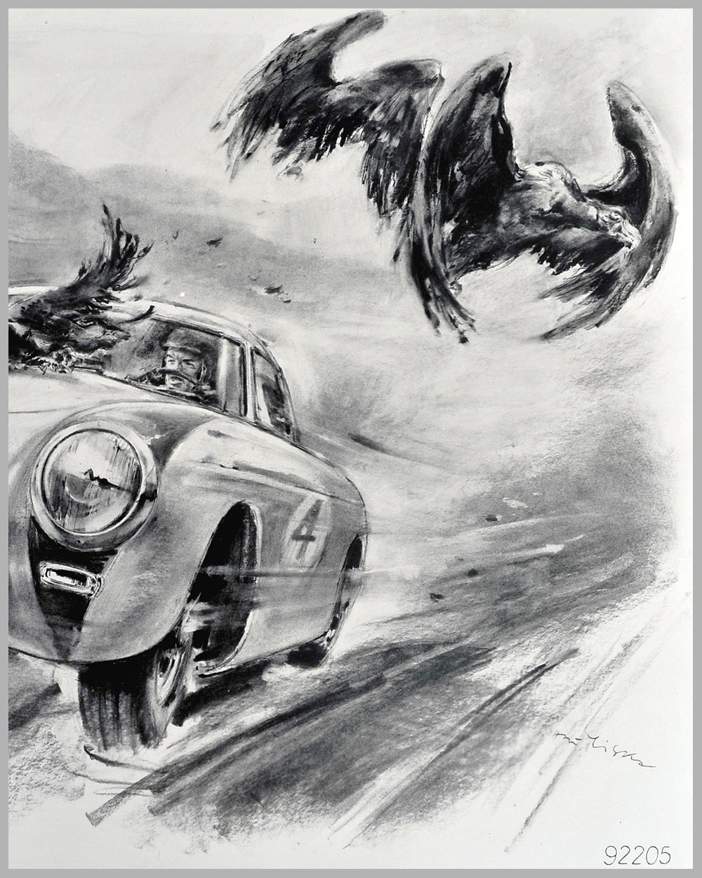1952 Carrera Panamericana photographic print by Hans Liska, Germany 3