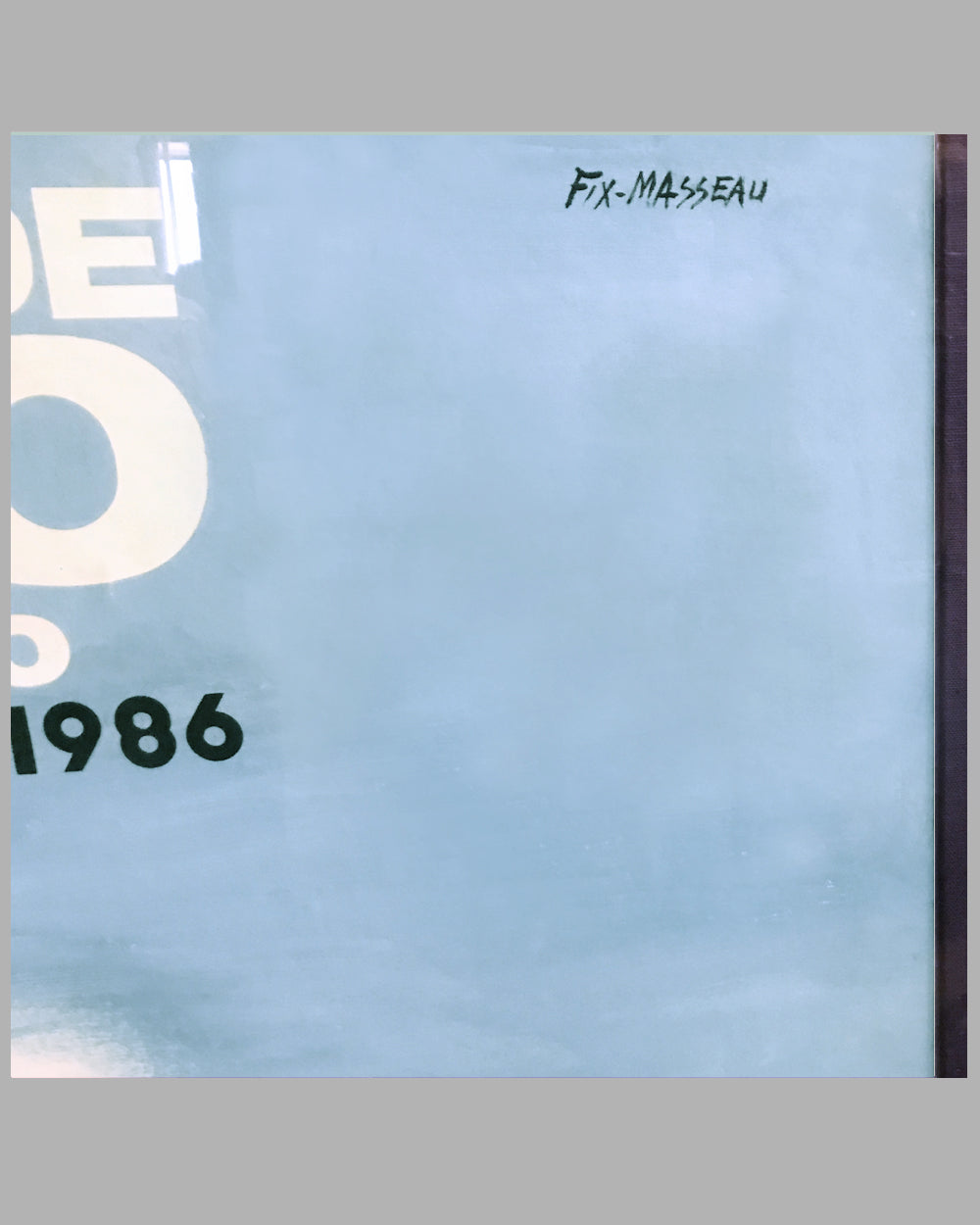 73rd Paris Auto & Motorcycle Show large painting by Pierre Fix-Masseau 4