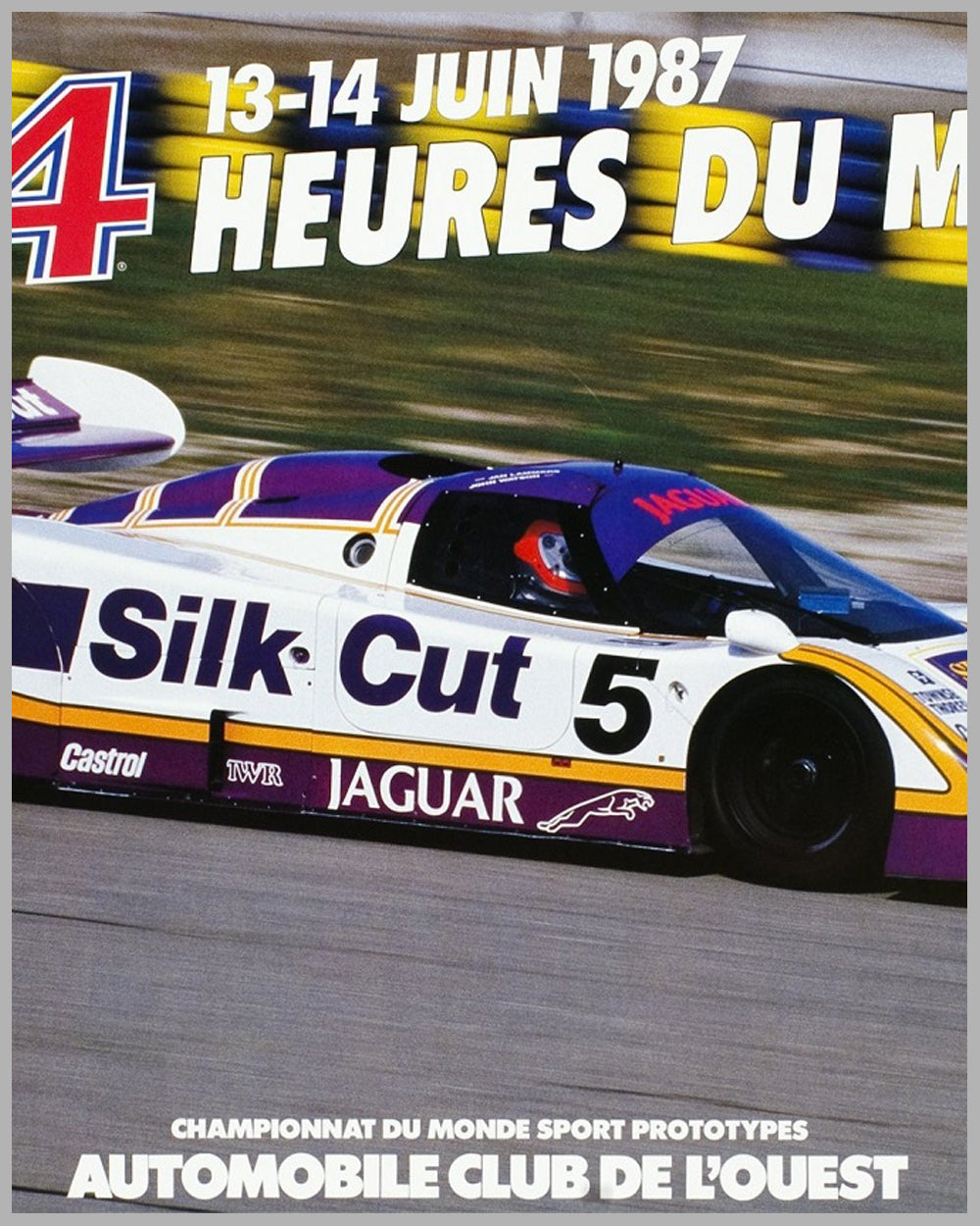 1987 - 24 Heures du Mans Original Poster 2
