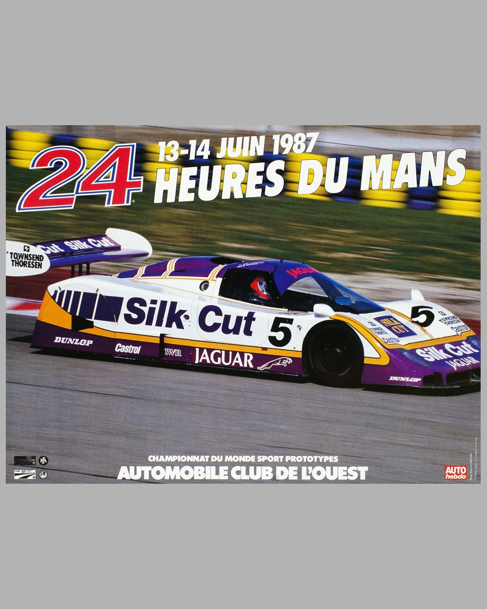 1987 - 24 Heures du Mans Original Poster