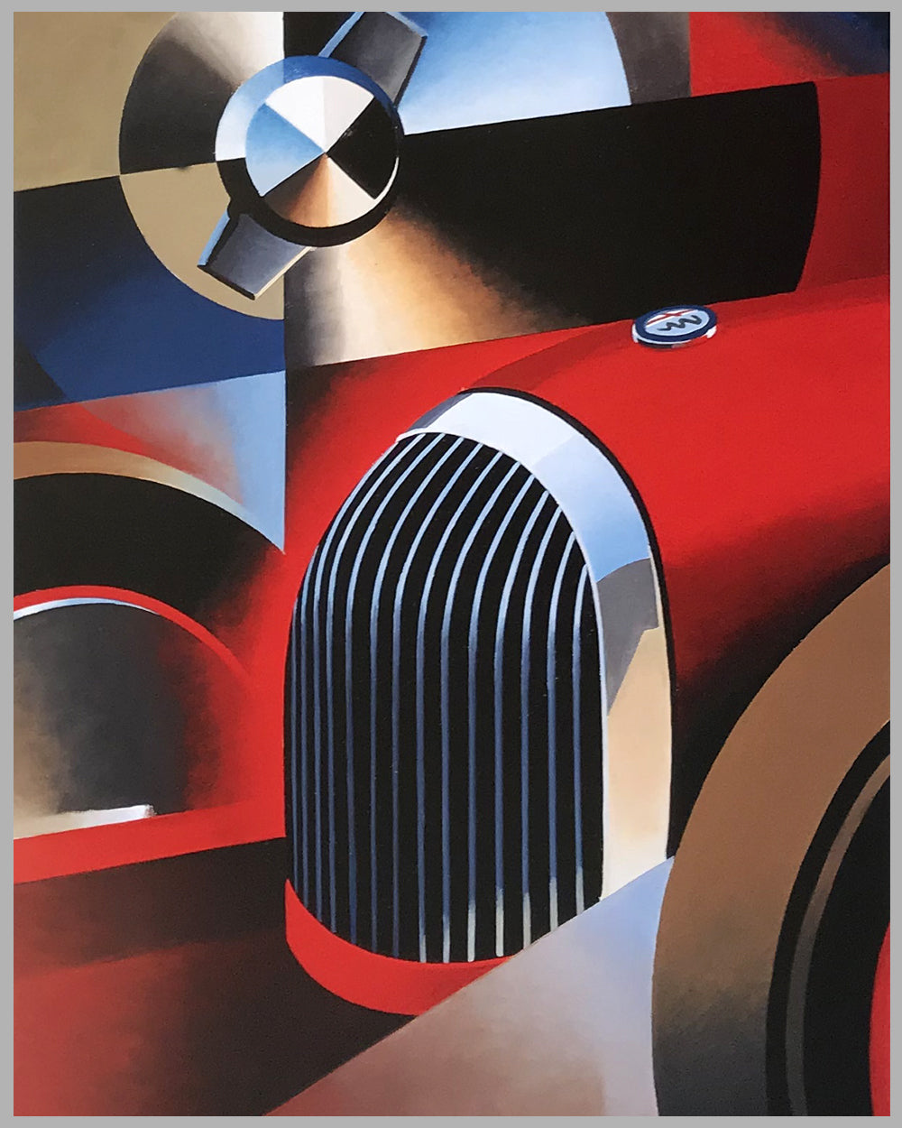 Alfa Romeo Aerodinamica poster by Alain Lévesque
