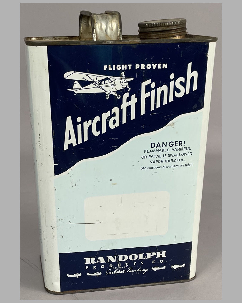 Aircraft Finish tin can by the Randolph Co.