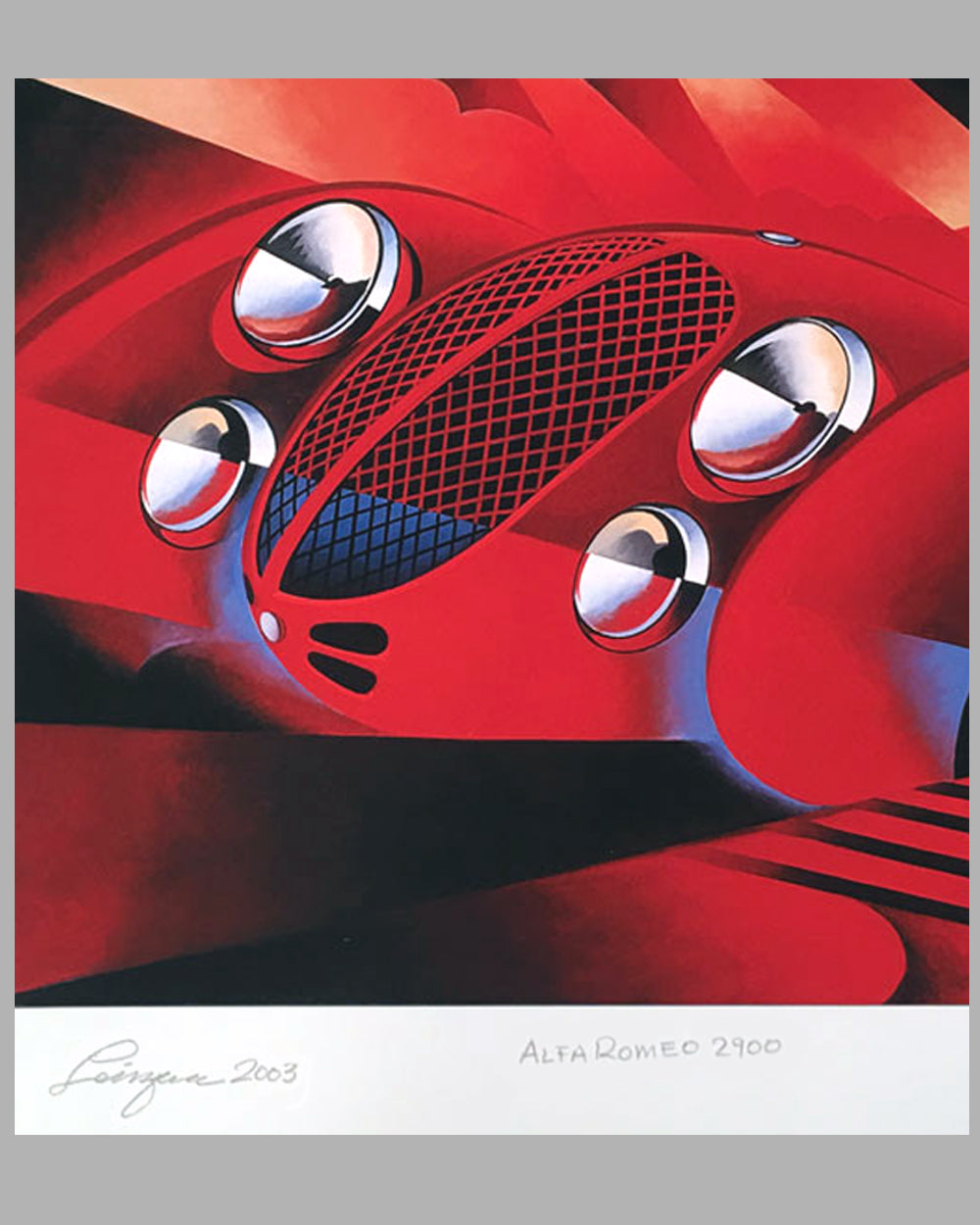 Alfa Romeo 2900 Giclée by Alain Lévesque 2