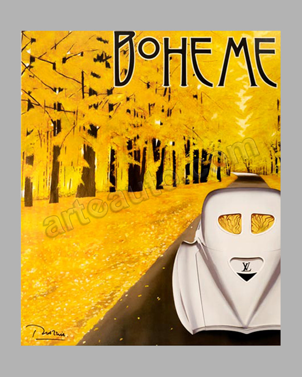 Louis Vuitton Classic 2006 Boheme Run large original poster by Razzia