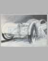 The Bugatti Atlantic by Paul Bouvot limited edition print 2