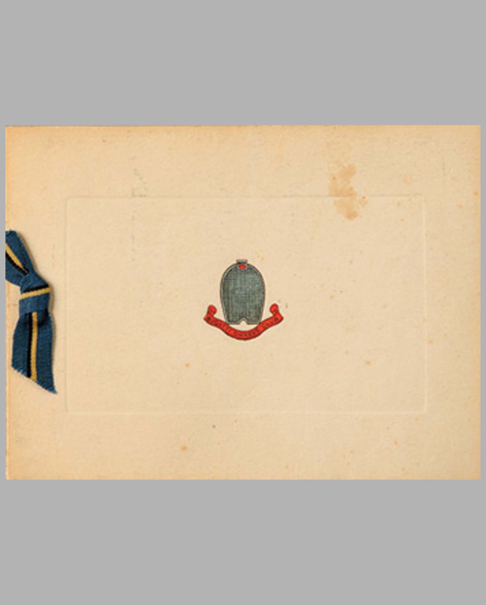 Bugattis Owners Club Christmas card, c. 1948