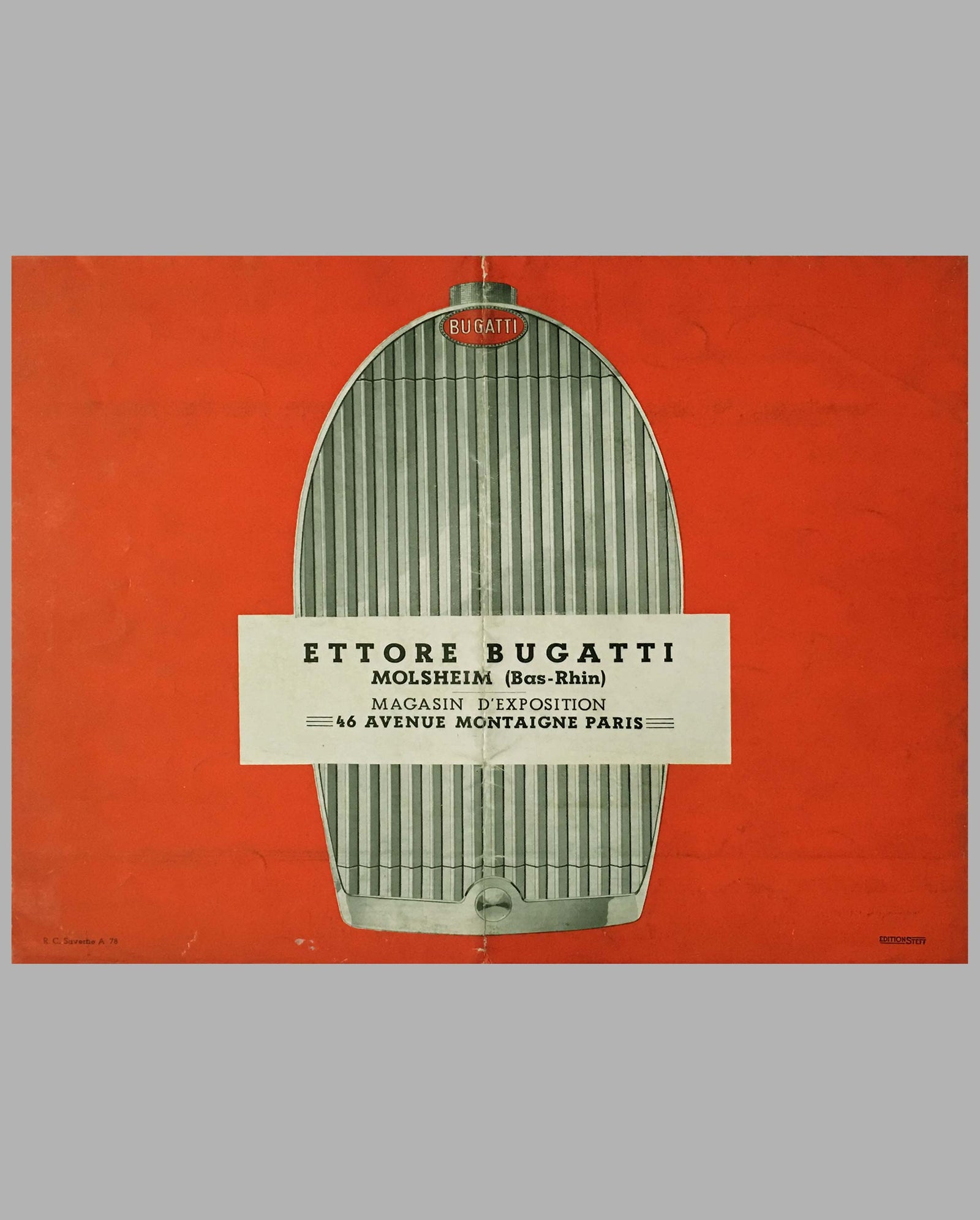 Bugatti Type 57, 57 S sales brochure back