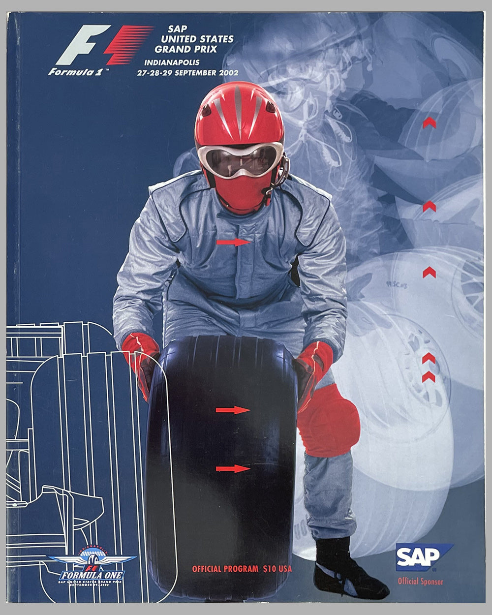 Collection of 8 Formula 1 programs from the U.S. Grand Prix 4