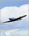Prototype pre-WWII era American Fighter painting by Alpnarly Lyster 3