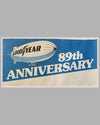 Large 89th Anniversary Goodyear factory poster, 1986