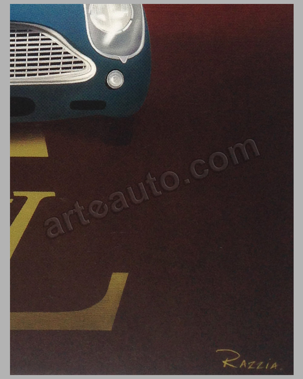 Louis Vuitton Classic 2004 Waddesdon Manor Concours d'Elegance U.K. large poster by Razzia