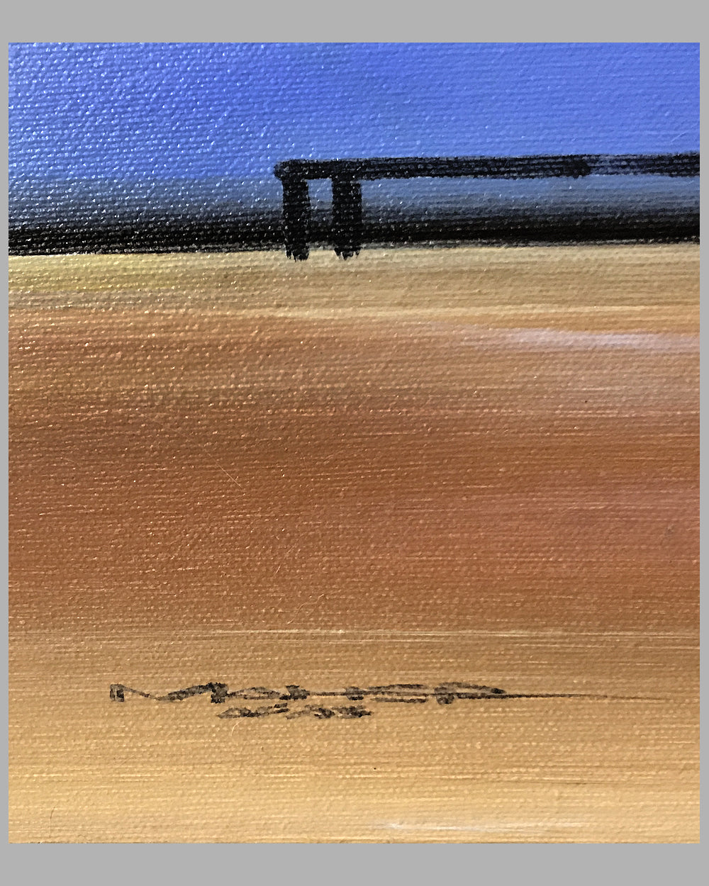 Mercedes Benz 500K acrylic on canvas painting by Charles Maher