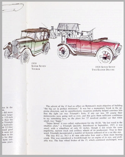 1928/30 Triumph illustrations by Harvey Winn, USA, 1972, black ink and watercolor paintings 2