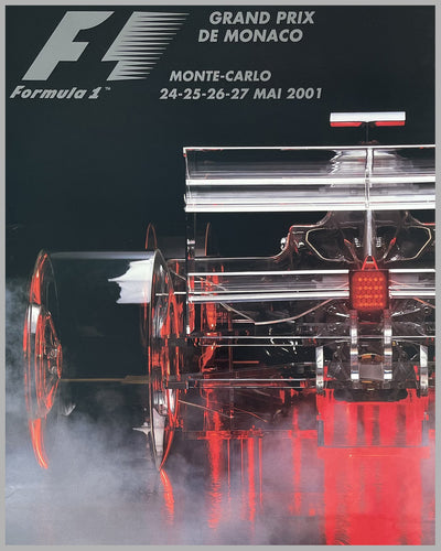 2001 Grand Prix of Monaco official FIA poster 2
