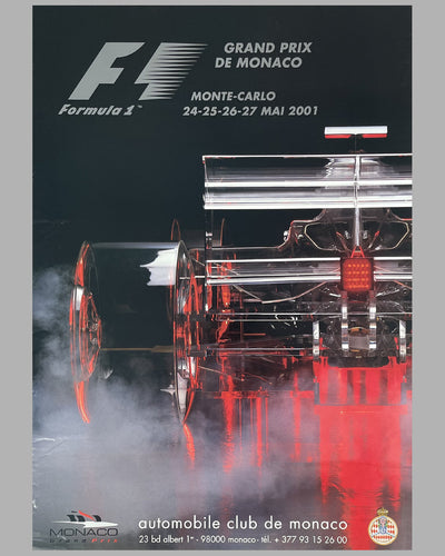 2001 Grand Prix of Monaco official FIA poster