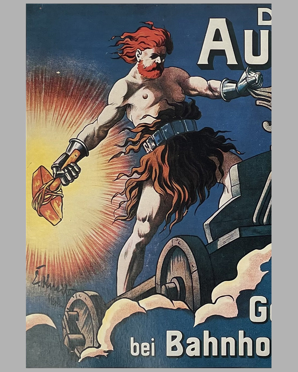 1902 Berlin Auto Show poster 2