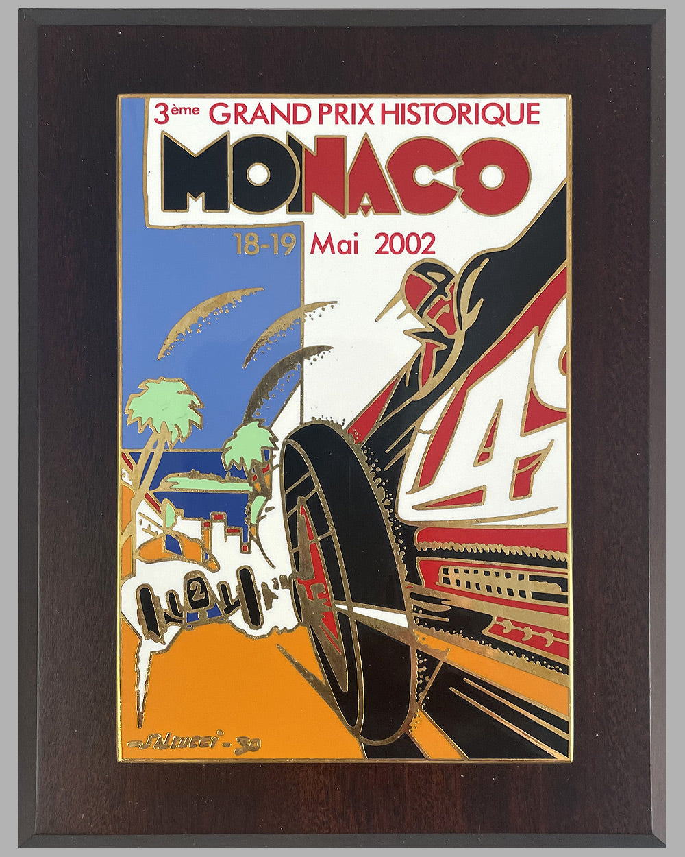 3rd Grand Prix Historique of Monaco 2002 participants’ plaque / badge