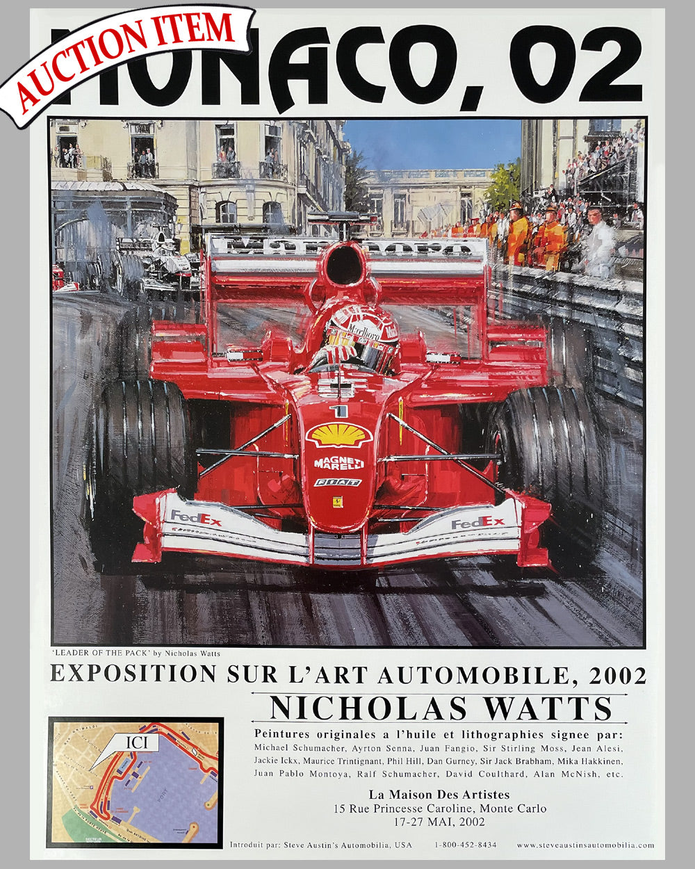 Monaco ’02 poster by Nicholas Watts