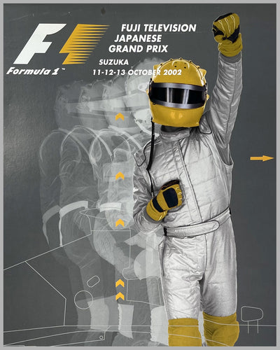 2002 original FIA Japanese Grand Prix in Suzuka poster 2