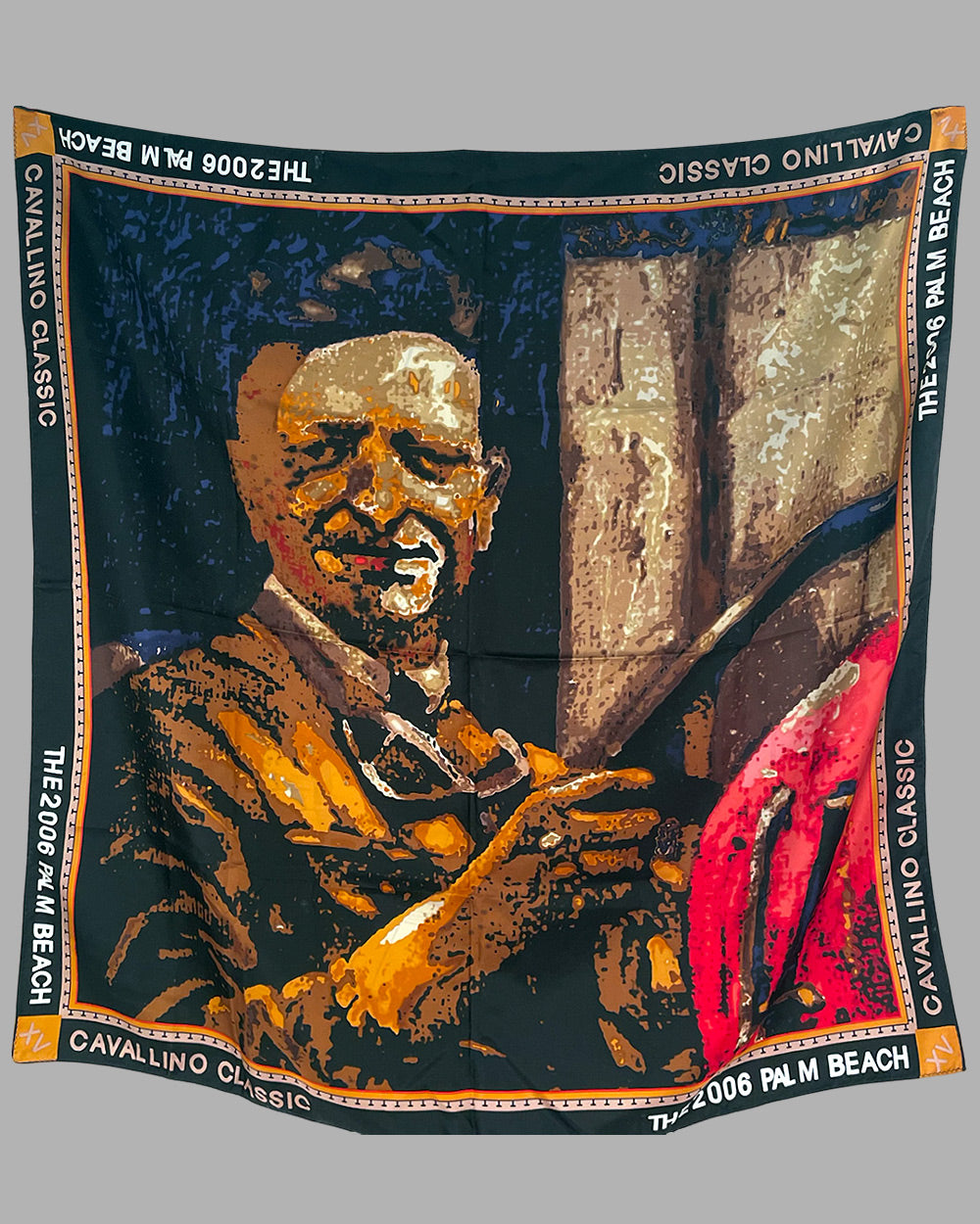 2006 Cavallino Classic silk scarf