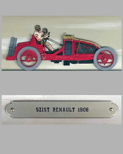 Szist Renault 1906 painting/sculpture by Roy Nockolds and Rex Hayes from the personal collection of Briggs S. Cunningham 2