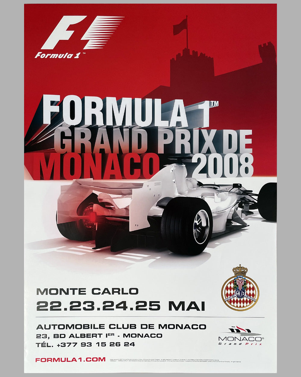 2008 Grand Prix of Monaco official poster