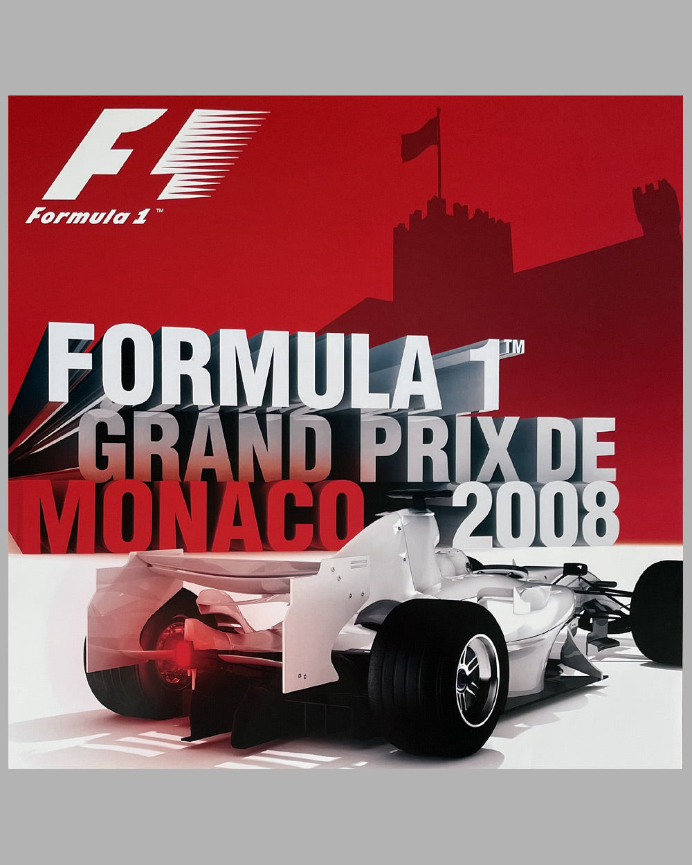 2008 Grand Prix of Monaco official poster 2
