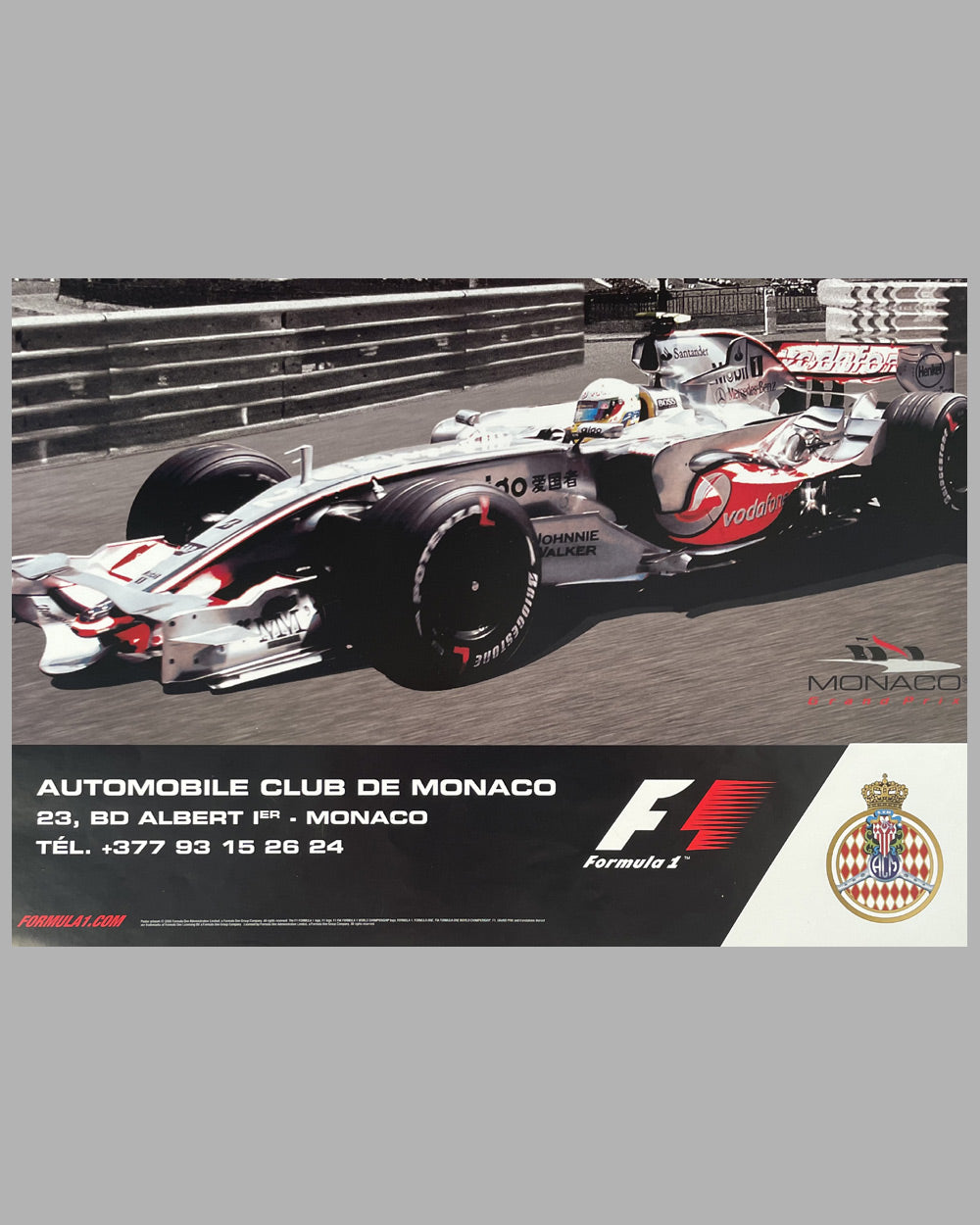 2009 Grand Prix of Monaco original poster 3