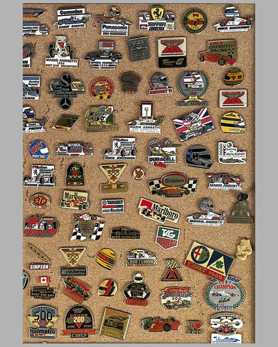 Collection of over 150 lapel pins assembled by Arie Luyendyk 3