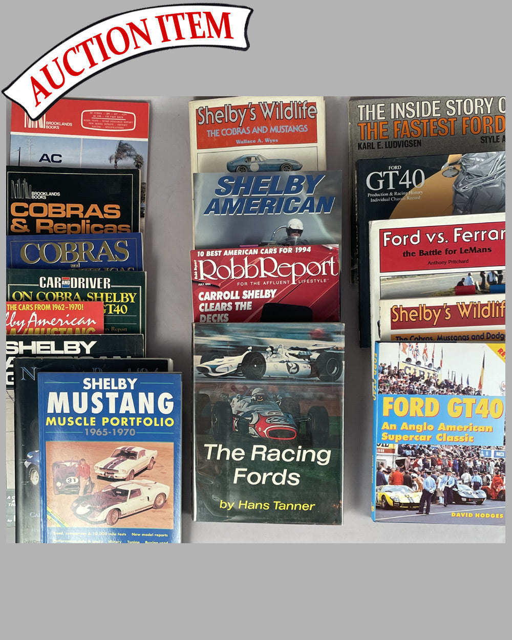 3 - Collection of 17 publications representing the Ford racing & Sports cars of the 1960’s