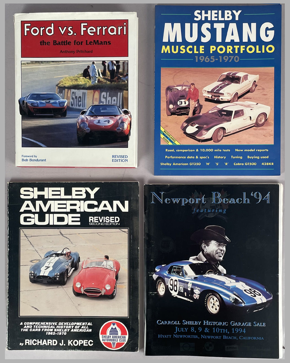 Collection of 17 publications representing the Ford racing &amp; Sports cars of the 1960’s 4