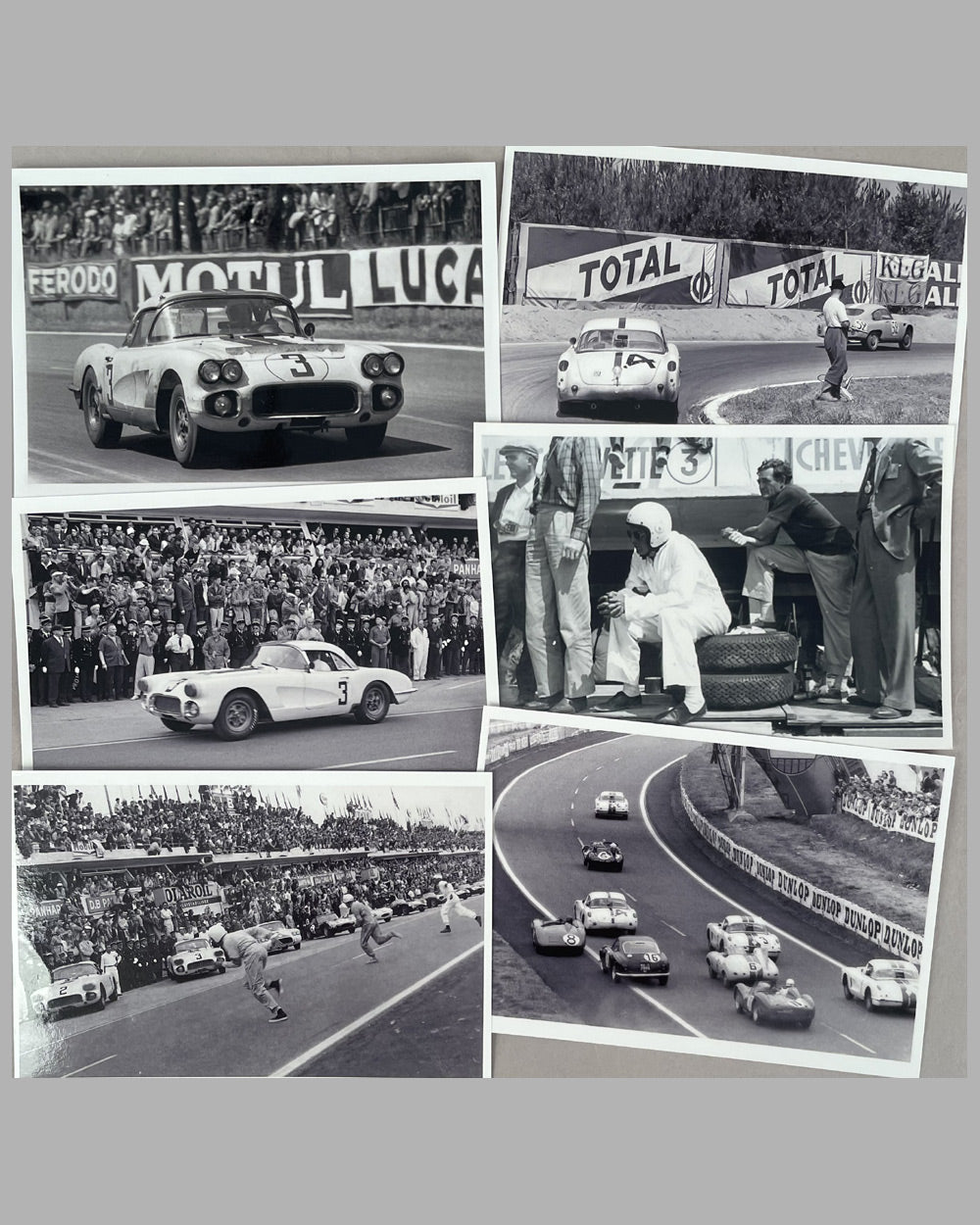 Collection of 18 photographs of privateer Corvettes at Le Mans, 1960 &amp; 1967 4