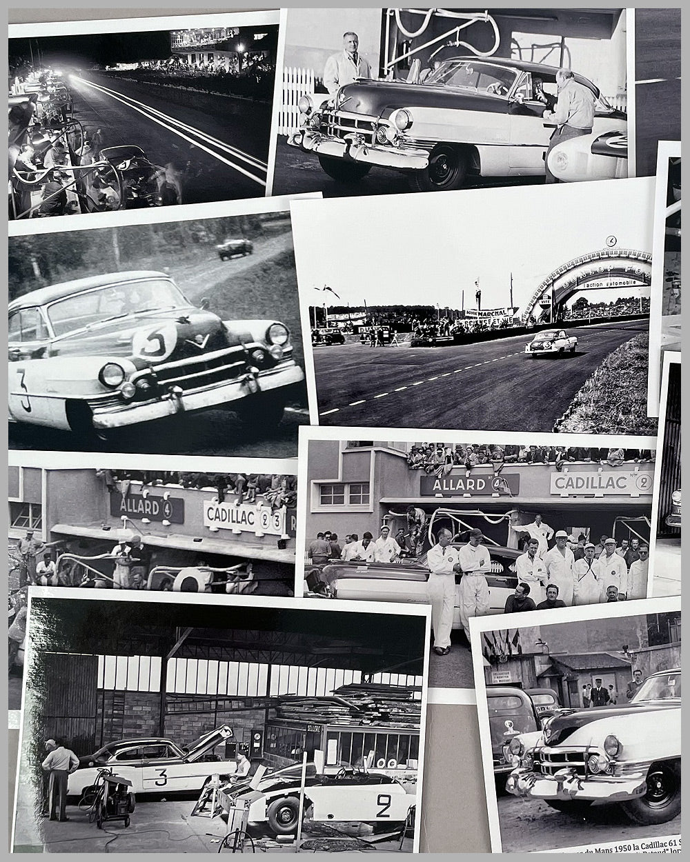 Collection of 19 b&amp;w photographs of the Cadillac berline 2