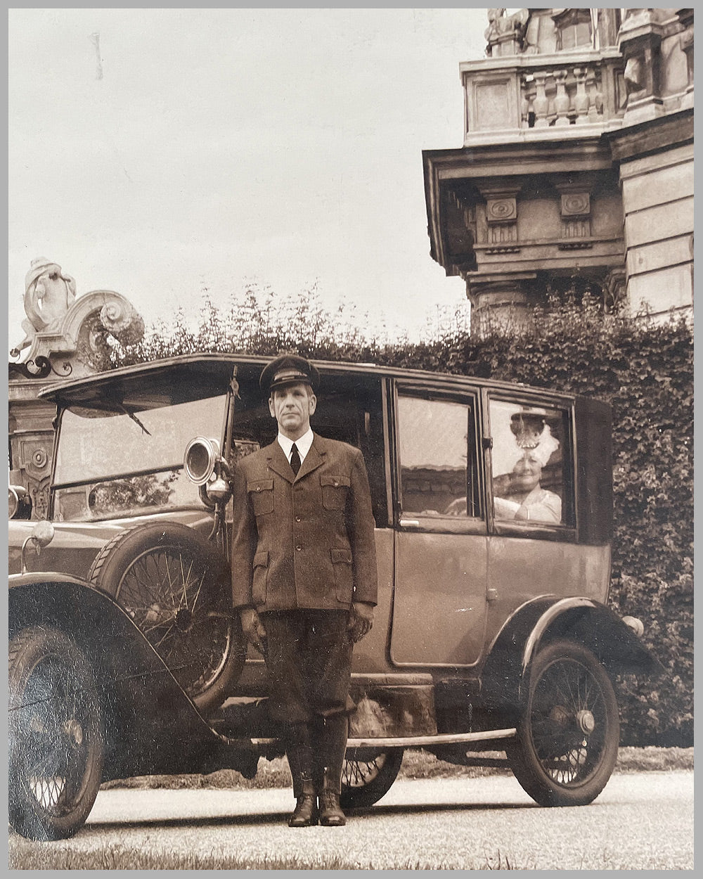 1912 Audi Limousine sepia-tone photograph by Guy Morrison, 1975 2