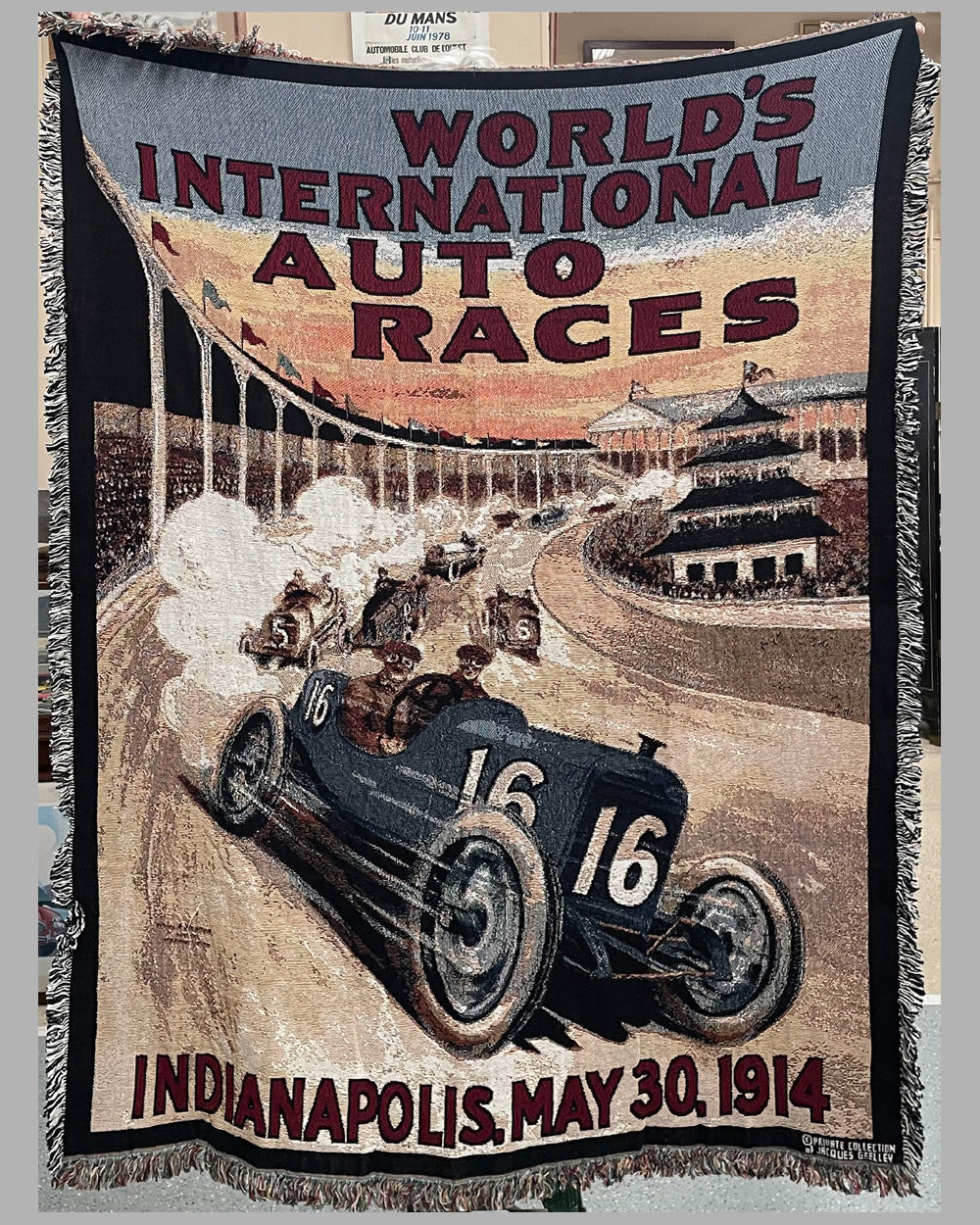 1914 Indianapolis large tapestry