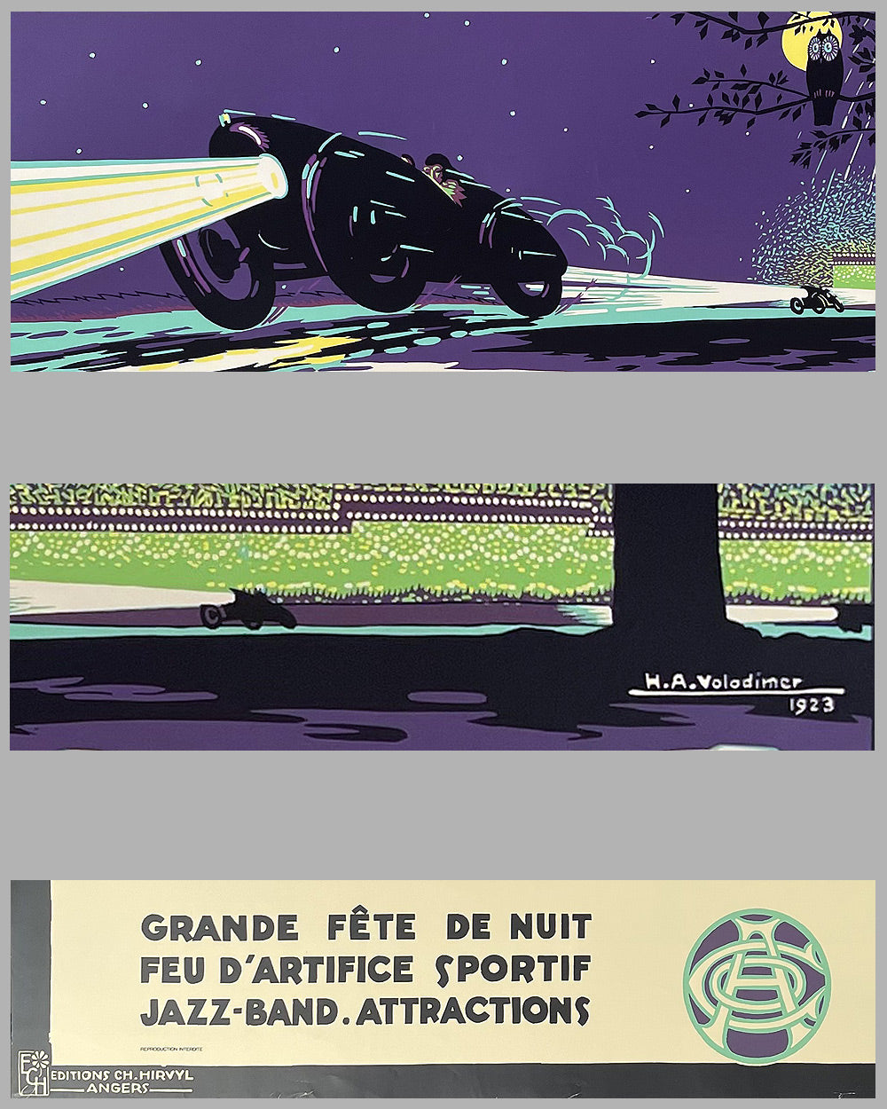 The first poster for the 24 Hours of Le Mans in 1923 2