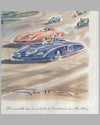 The new central tower at the Montlhery circuit by Geo Ham lithograph, 1955 3