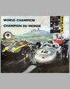 1960 Porsche World Champion Victory factory original victory poster 2