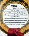 1962 Porsche factory original poster 2