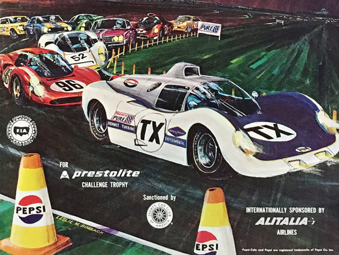 14. 1968 24 hours of Daytona original race poster