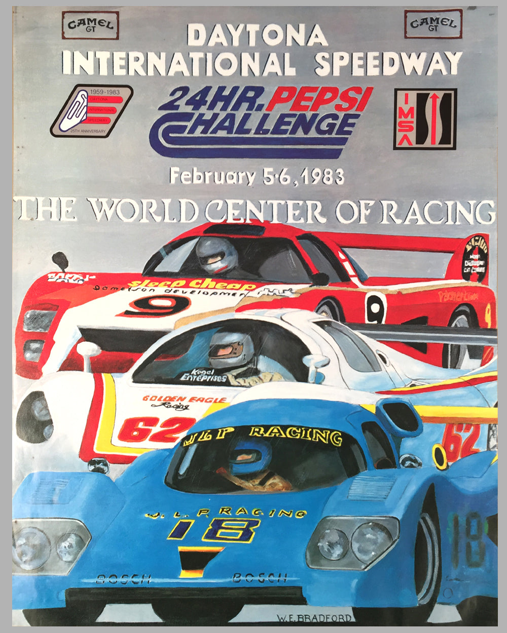 1983 - 24 Hours of Daytona original poster