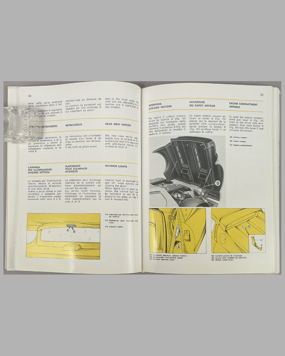 Two factory manuals for the Ferrari Berlinetta Boxer 365 GT4, 1974 3