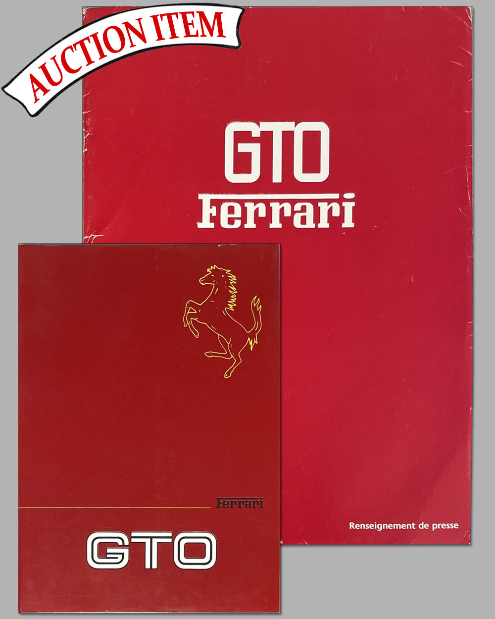 Two Ferrari 288 GTO factory publications