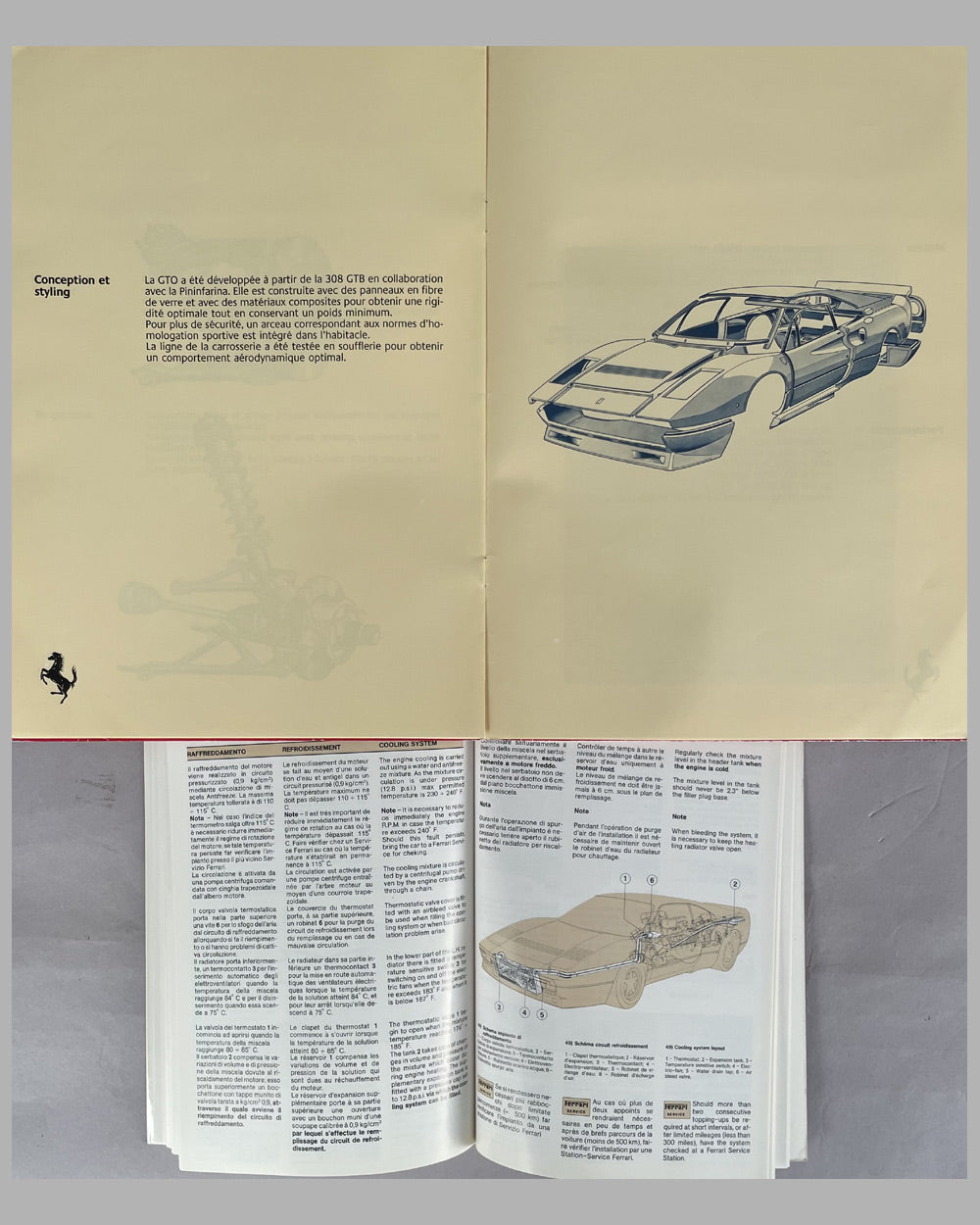 Two Ferrari 288 GTO factory publications 3