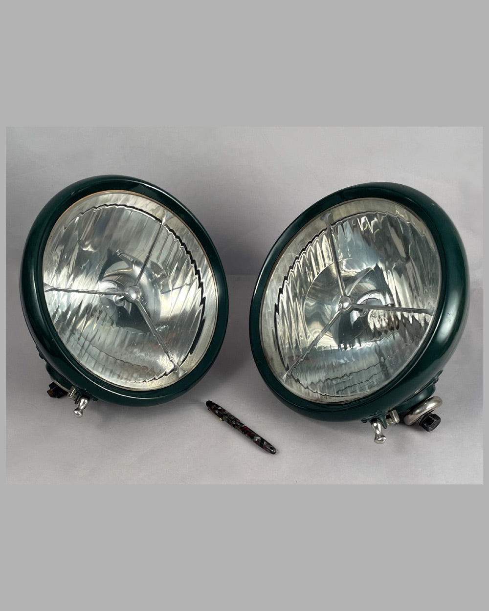 Pair of large Lucas period headlamps, 1930’s to 1950’s