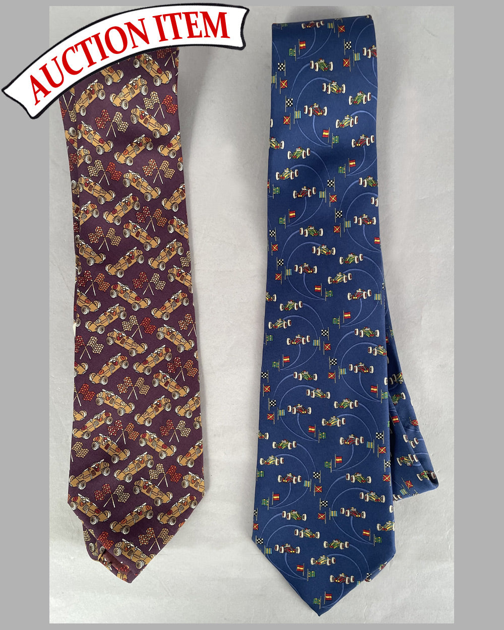 14 - Two Salvatore Ferragamo vintage neck ties
