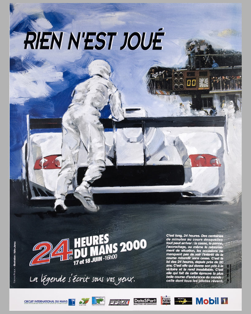 2000 24 Hours of Le Mans (Large version) Original Poster - l'art
